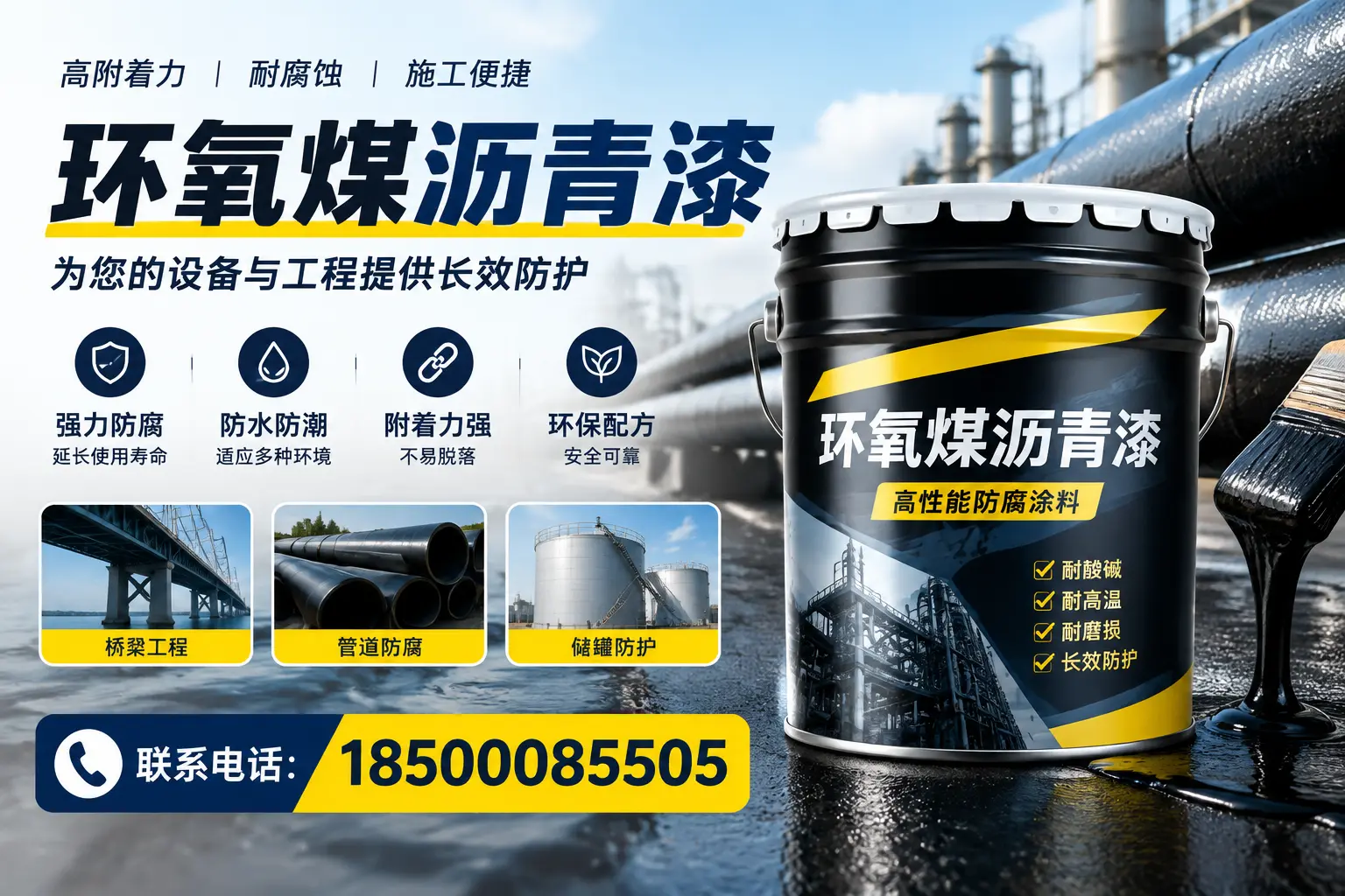 环氧煤沥青漆与其他涂料的对比分析,助力宿迁企业决策